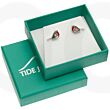 Paua Shell and Mother of Pearl Natural Robin Stud Earrings