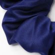 Navy Blue Satin Hair Scrunchie - 10cm