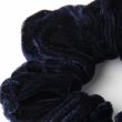 Navy Blue Velvet Hair Scrunchie - 10cm