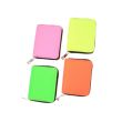 Wholesale Neon Fabric Zip Coin Purse - Assorted Colours 