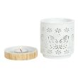 Matte Ceramic Butterfly Oil Burner 11cm 