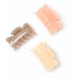 Opaque Pastel Coloured Clamp - 6cm 