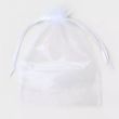 Organza Gift Bag - White (30x21cm)