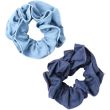 Double Layered Denim Style Hair Scrunchie – Extra Large 14cm