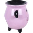 Pastel Bat Brew Cauldron Oil Burner - 12cm