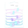 Pastel Butterfly Motif Bobble Elastics - Assorted Colours (2mmx4cm)