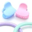 Pastel Heart Mini Clamps & Elastics Set