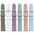 Pastel Leather Watch Straps - Assorted -  12mm