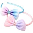 Pastel Ombre Glitter Bow Aliceband – 8mm