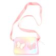 Children's Bag With Long Strap - Pastel Rainbow (17x11cm)