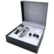 Paul Salatini Ladies Watch Gift Set - Black/Pearl Grey(2530)