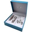 Paul Salatini Ladies Watch Gift Set - Blue/Silver (2354)