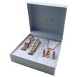 Paul Salatini Ladies Watch Gift Set - Rose Gold (8087)