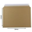 A2 Cardboard Rigid Envelopes - Peel and Seal - 334mm x 234mm
