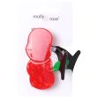 Red Pearlescent Cherry Shaped Hair Clamp - 6.5cm