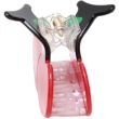 Red Pearlescent Cherry Shaped Hair Clamp - 6.5cm