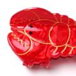 Red Pearlescent Lobster Shaped Hair Clamp - 8.5cm