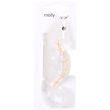 Pearlescent Seahorse Shaped Hair Clamp (10.5cm)