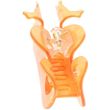 Pearlescent Seahorse Shaped Hair Clamp (10.5cm)