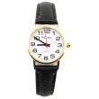 Wholesale Pelex Ladies Classic Round Dial Leather Strap Watch - Black/White