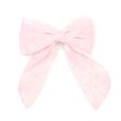 Pink Diamante Double Hair Bow with Barrette