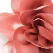 Pink Satin Aliceband With Double Flower - 0.5cm Wide