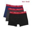 Wholesale Men's Plain Cotton Rich Boxer Shorts (3 Pack) - Small