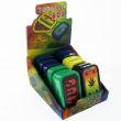 Wholesale Plastic Box  Rasta Theme & Sentences 1oz 
