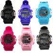 Polit Children's Multi Functional Digital Silicon Strap Watch - Assorted Designs