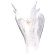 Pearlescent Sleeping Cat Hair Clamp – 8cm