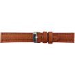 Tan Premium Leather Croc Stitched Watch Straps - 18mm