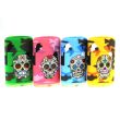 Wholesale PROF Blue Jet Flame Camouflage Candy Skull Design Refillable Lighters