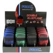 PROF Double Blue Jet Flame Refillable Lighters Translucent Colours