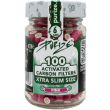 Purize Xtra Slim Filter Tips Jar - Pink (100pcs x 6mm)