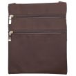 Wholesale Classical  Style Zippable Bag With String-Brown(25cm x 20cm)