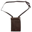 Wholesale Ladies Leather Purse With Leather String-Brown