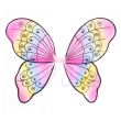 Rainbow Fairy Wing With Black Glitters - 51x44cm 