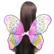 Rainbow Fairy Wing With Black Glitters - 51x44cm 