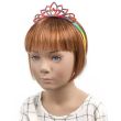 Rainbow Felt Crown Aliceband With Diamantes