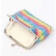 Wholesale Rainbow Glitter Sequin Clasp Purse-9x7cm