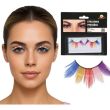 Rainbow Multicolour False Eyelashes - Blue, Yellow, Red, Pink & Purple