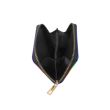 Wholesale Ladies Metallic Rainbow Zip Coin Purse