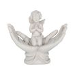 Raised To Heaven Cherub Figurine 11cm