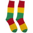 Rasta Colours Work Socks - Black 