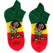Rasta Man Print Trainer Socks