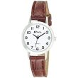 Ravel Ladies Classic Strap Watch - Silver & White