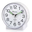 Wholesale Ravel Mid Sized Bedside Quartz Alarm Clock - White 
