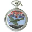 Ravel Battle of Britain Print Pocket Watch with Chain -  Super marine Spitfire