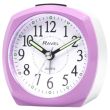 Ravel Front Colour Pop Beep Quartz Alarm Clock - Lilac/White