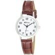Ravel Ladies Classic Strap Watch - Silver & White